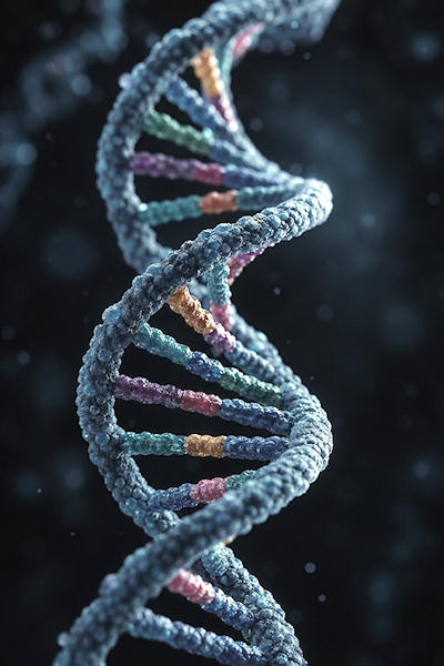 DNA string – AI-generated