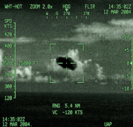 UAP / UFO footage from a military aircraft – AI-generated