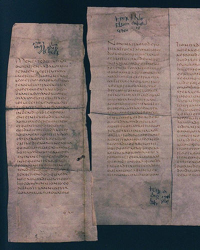 Titus Livius fragments of an ancient manuscript. Biblioteca Apostolica Vaticana - Public domain